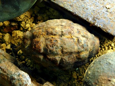 WWI grenade, Musée Somme 1916, pic2