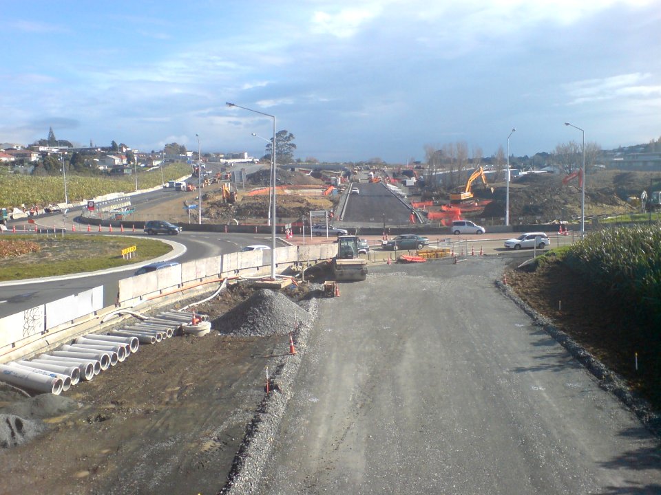 Works Near Temporary Maioro Street Roundabout SH20