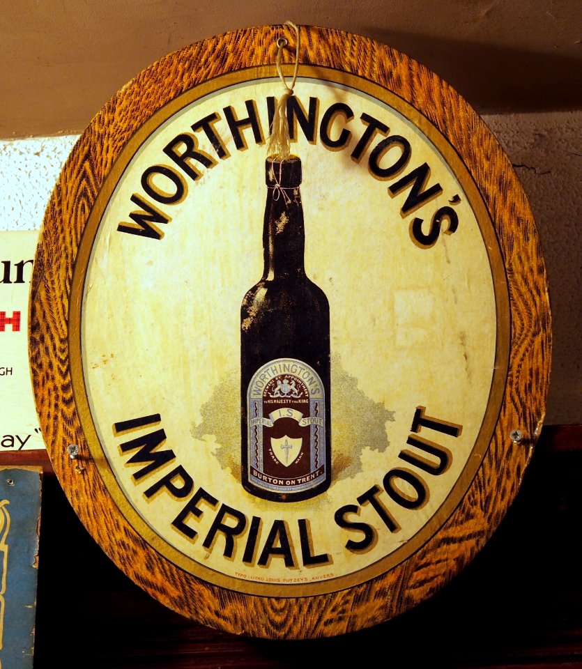 Worthingtons Imperial Stout reclame