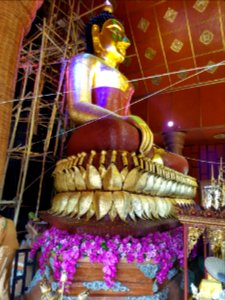 Woven Buddha - Wat Hiranyawat - Chiang Rai - 2017-01-02 - 008