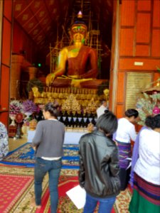 Woven Buddha - Wat Hiranyawat - Chiang Rai - 2017-01-02 - 003
