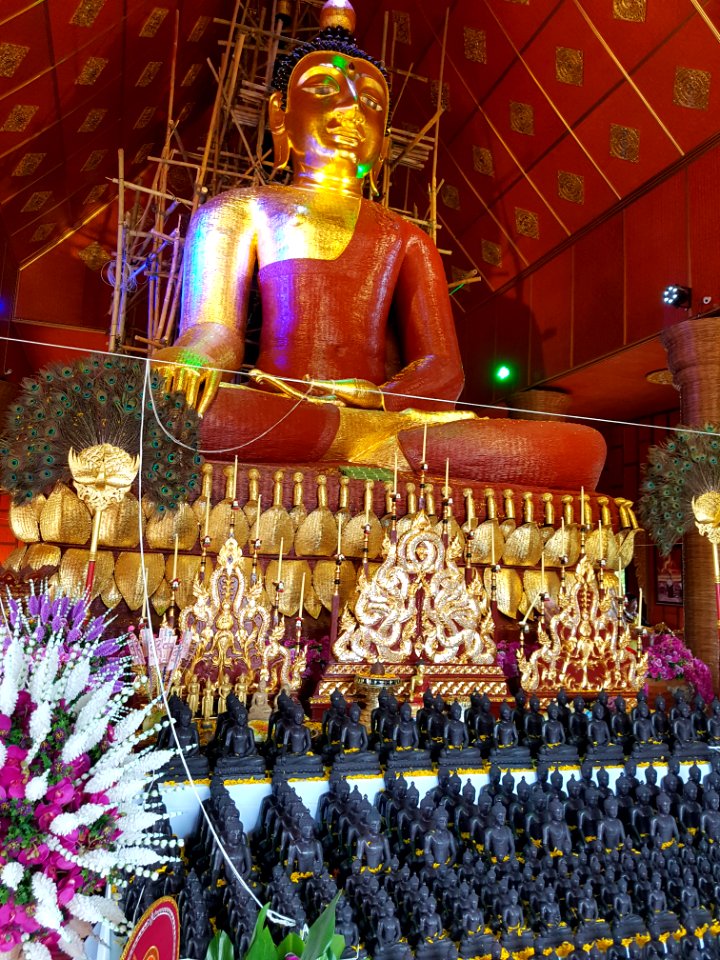 Woven Buddha - Wat Hiranyawat - Chiang Rai - 2017-01-02 - 010