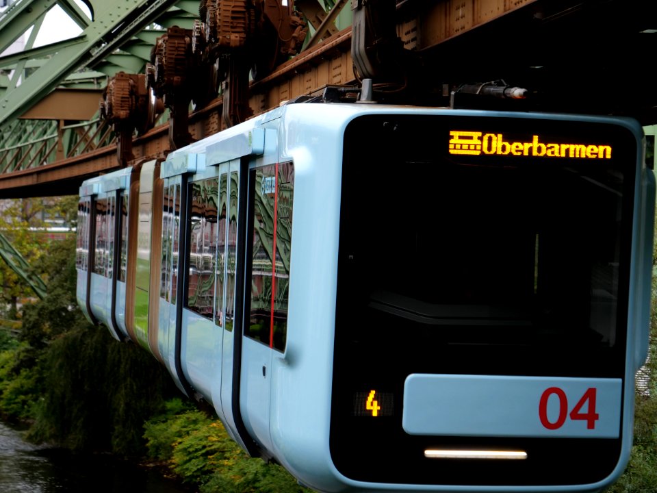 Wuppertaler Schwebebahn Westende 2019-10-06 07
