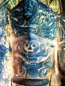Wroxham, St Mary, Romanesque capital