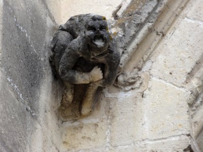 Belin-Béliet (Gironde) église de Béliet, modillon 01