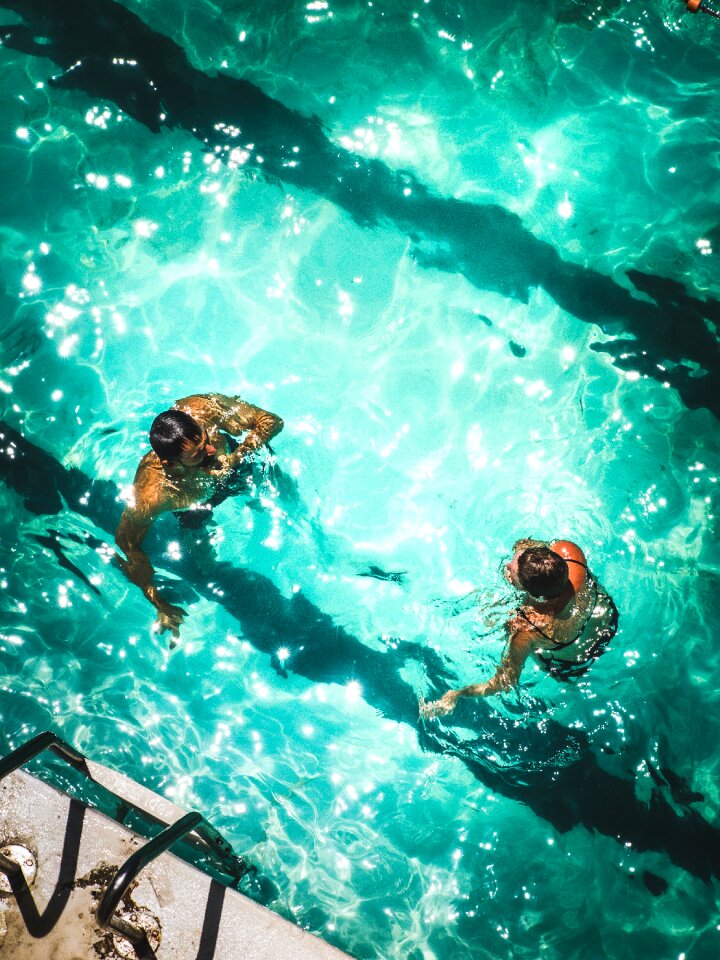 Water swim people