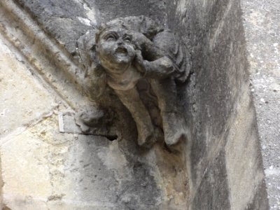 Belin-Béliet (Gironde) église de Béliet, modillon 02