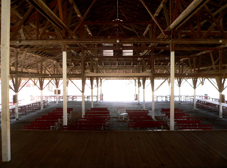 Beatrice, Nebraska Chautauqua Pavilion interior facing W