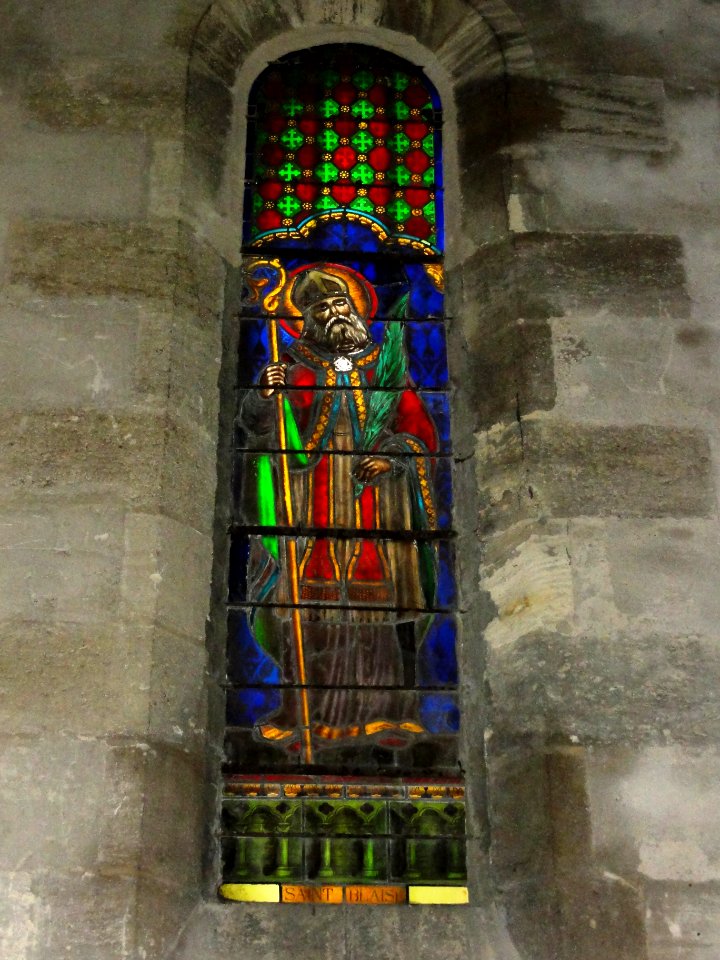 Belin-Béliet (Gironde) église de Belin, vitrail 05