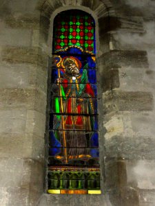 Belin-Béliet (Gironde) église de Belin, vitrail 05