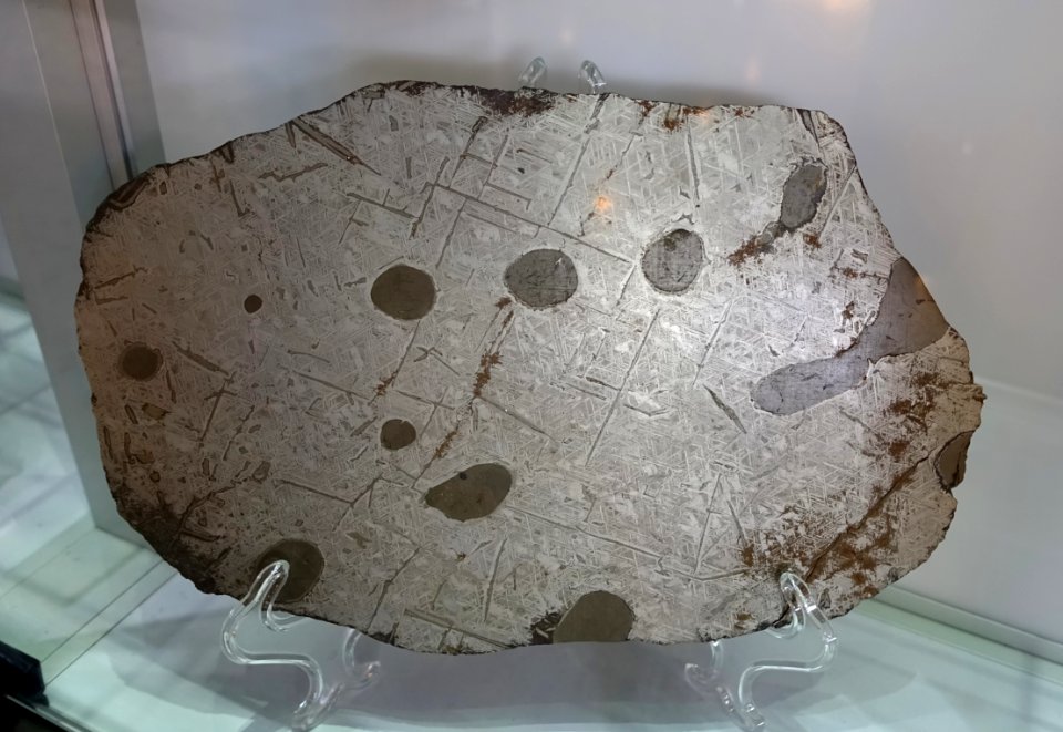 Bear Creek, medium octahedrite, IIIAB - Center for Meteorite Studies - Arizona State University - Tempe, AZ - DSC05778