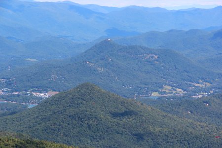 Bell Mountain viewed from Brasstown Bald, September 2015