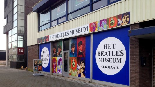 Beatles Museum Alkmaar entry (cropped)