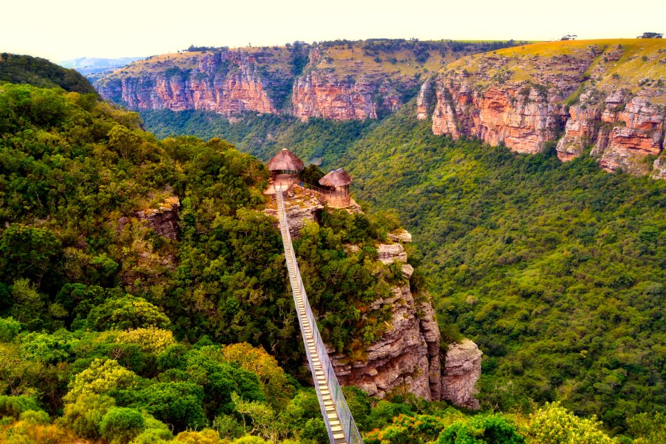 Valley gorge landscape