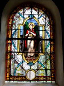 Auzouville-l'Esneval (Seine-Mar.) chapelle St.Étienne-le-Vieux, vitrail 04