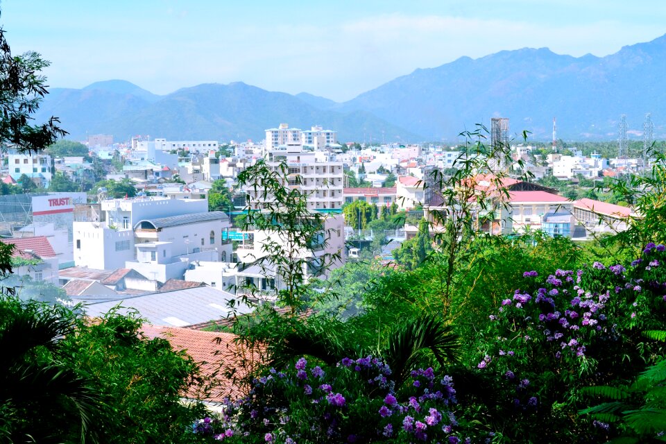 Vietnam the city high angle