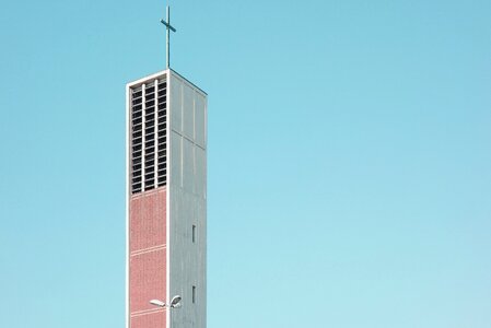 Blue sky tower