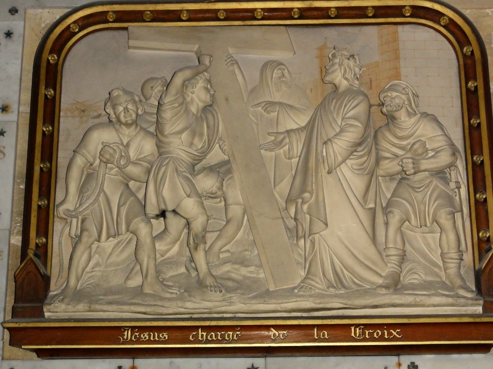 Bar-le-Duc (Meuse) église Saint-Étienne, chemin de croix, station 02