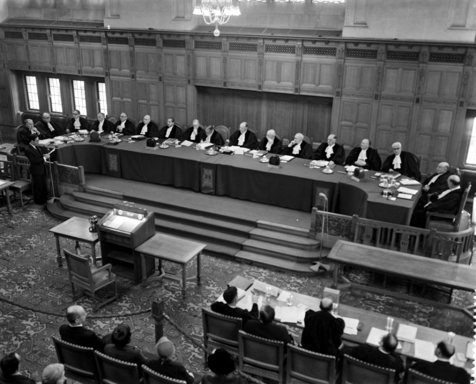 Behandeling door het Internationale Gerechtshof te Den Haag van het Israelisch B, Bestanddeelnr 910-2174