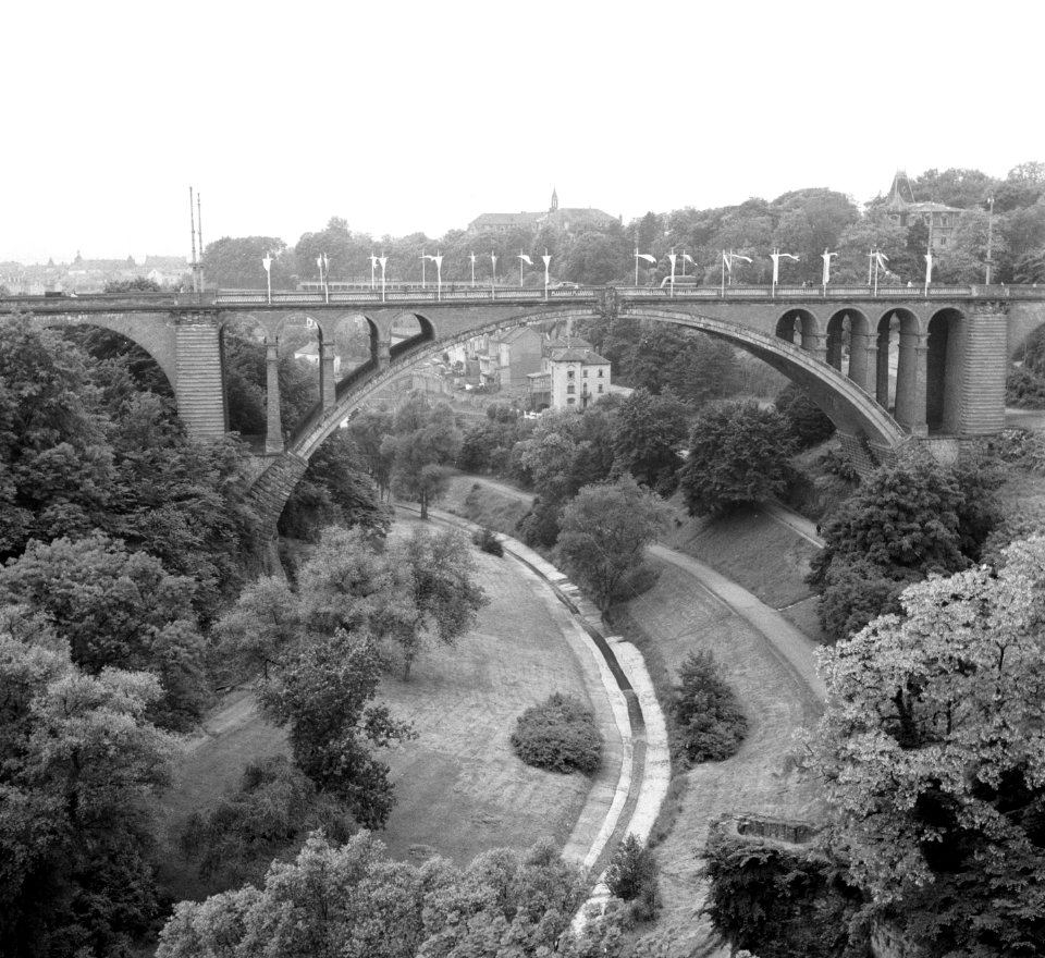 Bezoek Koninklijk Paar aan Luxemburg franje, Bestanddeelnr 904-6379