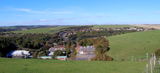 Bevendean Estate and The Hyde Business Park, Bevendean, Brighton (September 2018) (2)