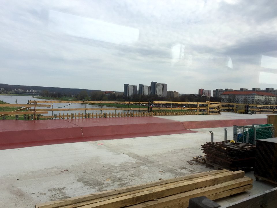 Baustelle Albertbrücke Dresden 11