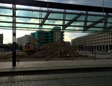 Baustelle Postplatz Dresden
