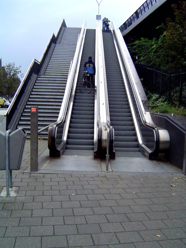 Bicycle stairs Nijmegen (NL)