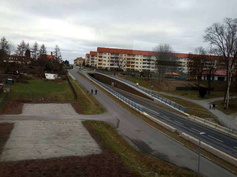 Bautzen B96 (Siemensstraße) Blick Richtung Norden (Tunnel) 3