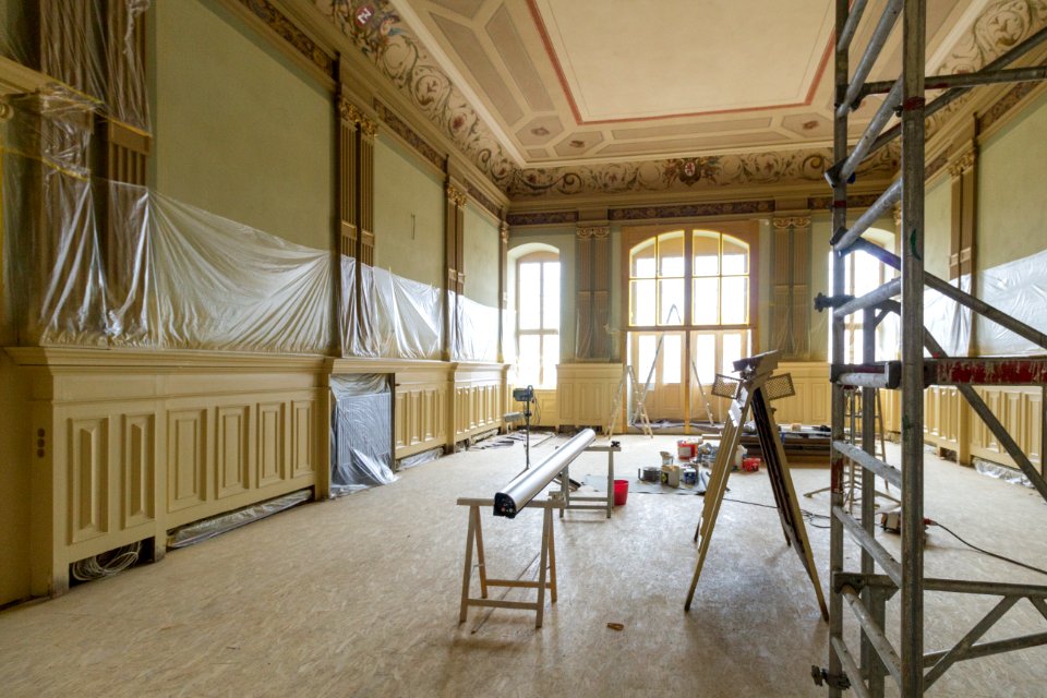 Baustelle Ratssaal - Rathaus Löbau (2)