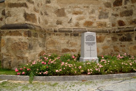 Bautzen sorbisches Denkmal an der Michaeliskirche 2