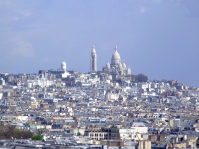 Basilique du Sacré Coeur, seen from Tour Montparnasse