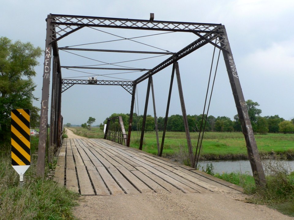 Big Sioux bridge, 215 St, from E 1