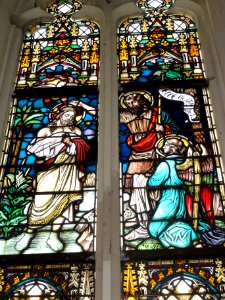 Batenburg (Wijchen) raam Doopsel van Christus