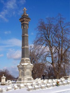 Baum-Roup shaft, Allegheny Cemetery, 2015-01-17, 01