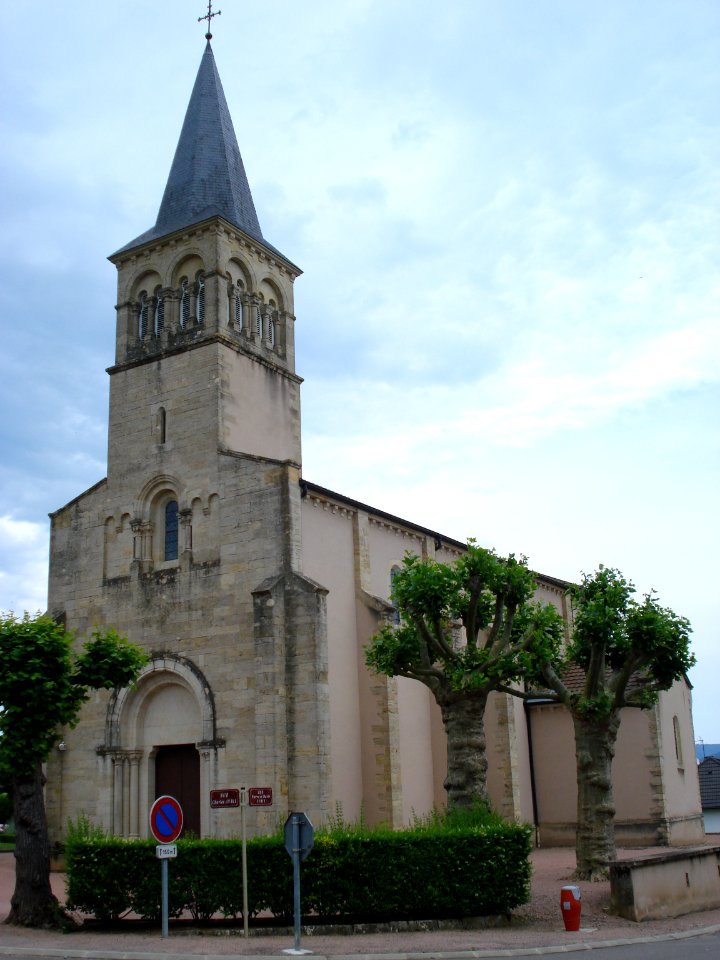 Baudemont (Saône-et-Loire, Fr), l'église