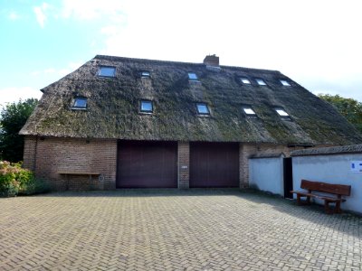 Beuningen (Gld) Wilhelminalaan 2, 2a-d, 4 Den Blanckenburgh, nr 4 losstaande schuur achterkant