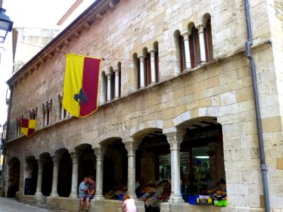 Besalú - Porxos del carrer Bernat Tallaferro (Can Figueres) 3