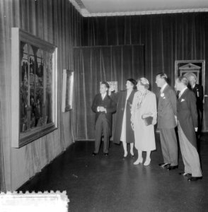 Bezoek koningin Juliana aan het Rijksmuseum, Bestanddeelnr 905-9546