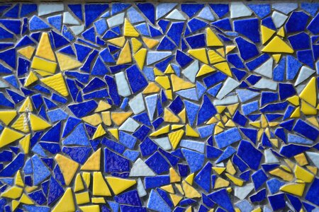 Decor blue yellow decorated offer gift