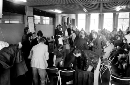 Besloten ledenvergadering BBK in Rietveldacademie Amsterd Nummer 23 Erst Vijlbri, Bestanddeelnr 922-8427