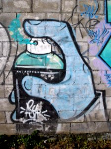 Bilbao - Ribera de Deusto, graffiti 36