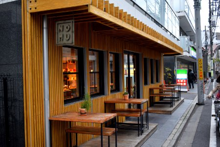 Bar with terasse in Minami-Aoyama backstreet photo