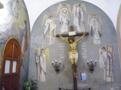 Barcelona - Distrito de Sant Andreu, Barrio de La Sagrera, Iglesia del Crist Rei de Sant Andreu 03