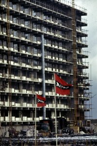 Bijlmermeer flats in aanbouw, Bestanddeelnr 254-8034
