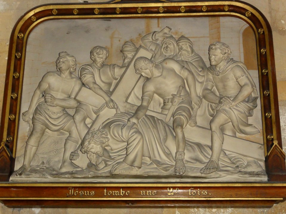 Bar-le-Duc (Meuse) église Saint-Étienne, chemin de croix, station 07
