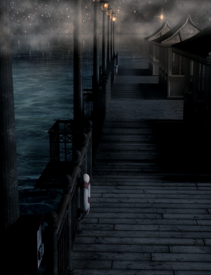 Water atmosphere dark