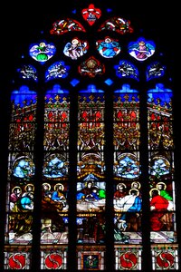 Religion france stained glass photo