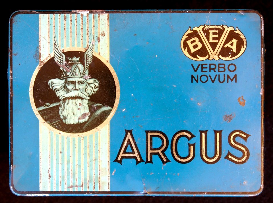Argus Verbo Novum sigarenblikje