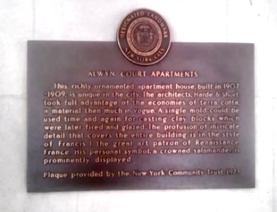 Alwyn Court Apts plaque jeh